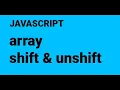 42 array shift and unshift