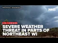 Live coverage of tornado warning in Green Lake Marquette and Waushara Counties