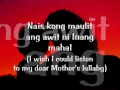 Download Lagu Sa Ugoy ng Duyan (with English Translation)