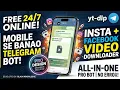 How to Create Instagram Facebook Downloader Bot in Python Online on Render