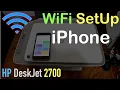 HP DeskJet 2700 WiFi SetUp iPhone