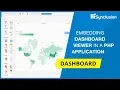 Embedding the Syncfusion Dashboard Viewer in a PHP Application
