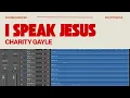 I speak Jesus - Charity Gayle Sequencer Multitrack
