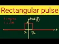 Rectangular function Rectangular signal rectangular pulse unit rectangular function shifted