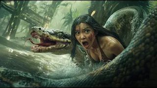 فيلم كوارث 2025 أفعى متحولة تهاجم المدينة وتهاجم البشر بجنون 