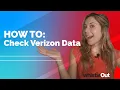 How To Check Verizon Data Usage Pound Code My Verizon App