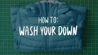 ReBIRD WASH How To Wash Your Down