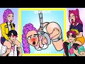 Download Lagu RUMI is in TROUBLE?! SHE NEEDS HELP! HUNTRIX KPOP Demon Hunters Reacts to Themselves / Memes - №5