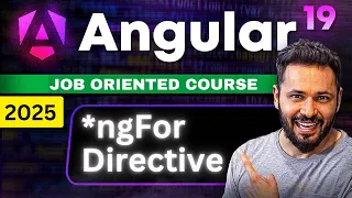 Angular 19 Tutorial ngFor directive for loop