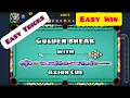 Lagu GOLDEN BREAK WITH AXION CUE || ONE SHOT AND WIN THE GAME || 9 BALL POOL !!!