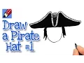 How to draw a Pirate Hat - Style 1