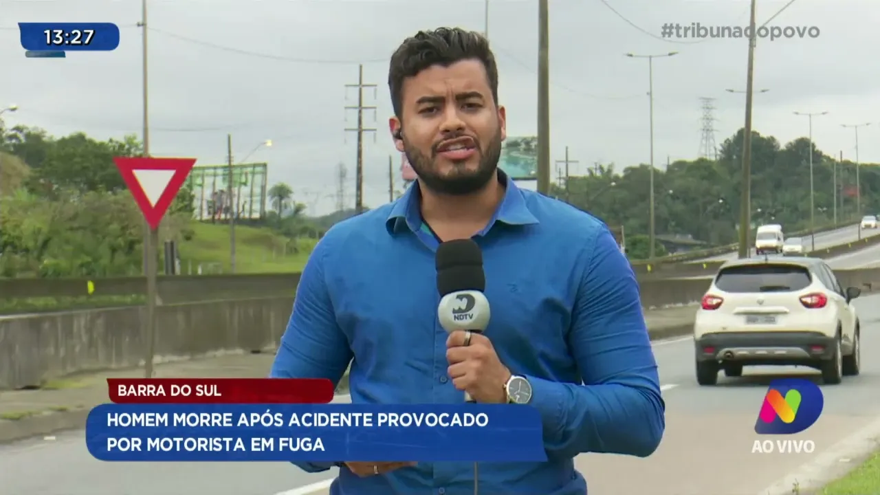 Barra do Sul: Homem morre após acidente provocado por motorista em fuga