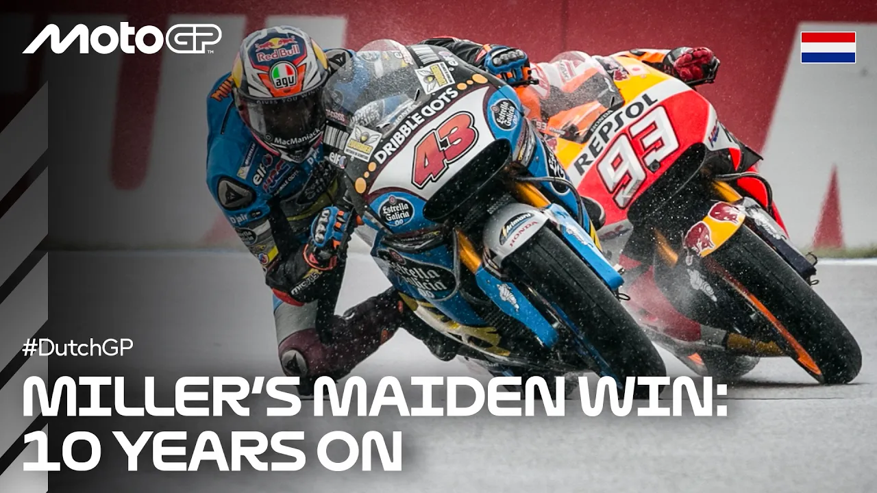 10 Years On: Jack Miller's FIRST MotoGP win under the rain! 🏆🇳🇱