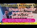 C Program for Factorial by using for loop function and recursion