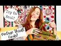 Goodwill Amvets Vintage Thrift Finds A Try On Haul