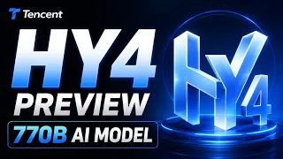 Tencent Hy4 Is HUGE 770B Parameters 1M Token Context Open Source AI Model