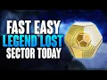 Today s LEGENDARY Lost Sector is ABSOLUTELY AMAZING FAST EASY Solo EXOTIC Farm Destiny 2