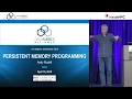 Overview of Persistent Memory Programming