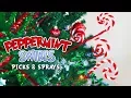 Peppermint Swirls Tree Picks Sprays How to DIY Dr Seuss Whimsical Candy Cane Christmas Decor