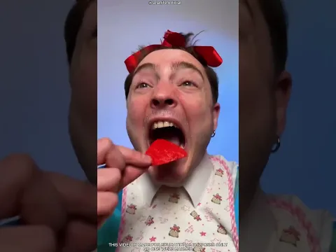 😂🌈 Ele Experimentou os Sabores Roxo, Vermelho e Verde… E Se Arrependeu do Último! 😱🍬  #short