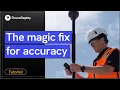 Getting accurate checkpoints in soft wet ground