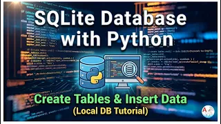 SQLite Database with Python Create Tables Insert Data Local DB Tutorial Amplifyabhi