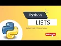Mastering Python Lists A Detailed Guide for Beginners Python Tutorial
