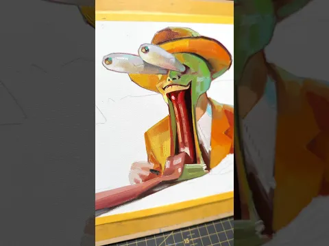 Somebody STOP Me 😏🎨 #painting #illustration #art