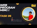 Web Project Task 06 1st Year Semester 01 Java Institute