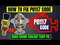 How to Fix P0117 Code Quick Engine Coolant Temp Fix