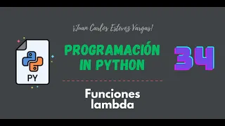 34 Curso Python Funciones Funciones lambda