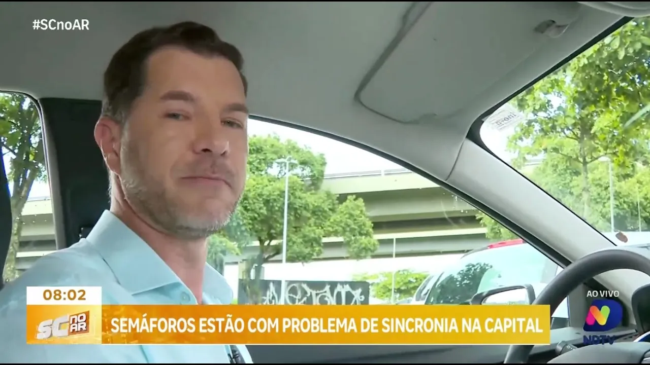 Semáforos causam transtornos no trânsito de Florianópolis