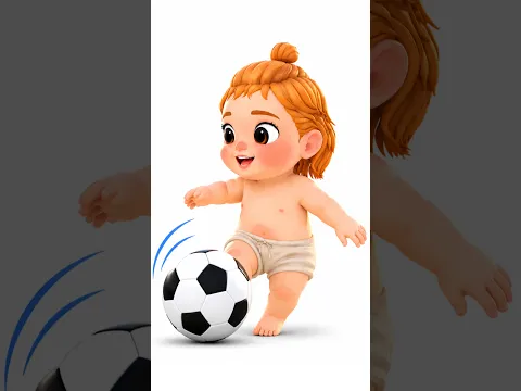 Learn Numbers 1 to 10 🔢⚽ Baby Kicks & Pops Numbers! #Shorts