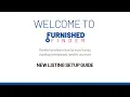 Start Here Setting Up Your Furnished Finder Listing
