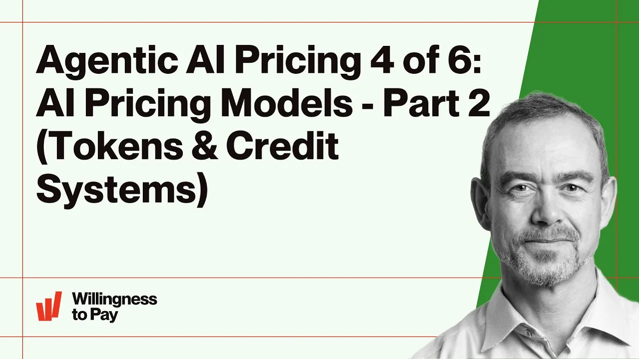 AI Agentic Pricing 4 of 6: AI Pricing Models - Part 2 (Tokens & Credit Systems)
