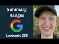 Summary Ranges - Leetcode 228
