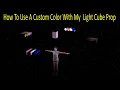 How To Use A Custom Color With My Free IClone Light Cube Prop