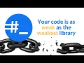 Using components with known vulnerabilities
