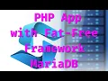 Build Your First PHP App with Fat-Free Framework MariaDB Composer Setup Tutorial