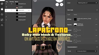 IMVU NAMMINLIZ LAPATRONA Baby hair Mesh on any Hair Derivable