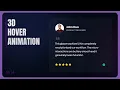 Premium Glassmorphism Card with 3D Tilt Effect HTML CSS JavaScript Project