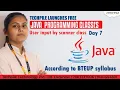 User input by using scanner class in java Some basic program in Java Day 7