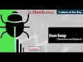 Even Swap 31 March gfg potd GFG - Problem Of The Day C Java