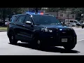 Lacey Township Police Unit Responding To A Brush Fire