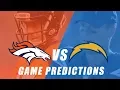 Denver Broncos vs Los Angeles Chargers Predictions
