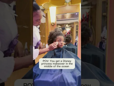 Wow. Watch them make her over like a princess in the middle of the ocean ❤️