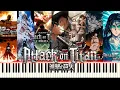 Download Lagu Attack on Titan All Openings 1-7 Piano Cover [FREE MIDI]