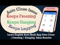 How to Solve Learn English from Hindi App Auto Close Keeps Freezing Not Responding