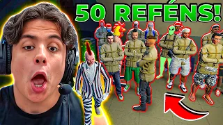 O BOPE PEGOU 50 REFÉNS E O PAULINHO TACOU O TERROR na POLICIA 😱 GTA RP (Modder Clips)