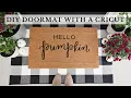 How to Make a Doormat with Cricut Easiest Method DIY Doormat with Cricut